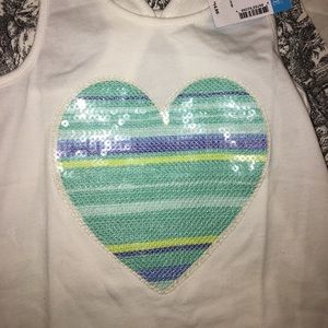 Toddler heart tank top